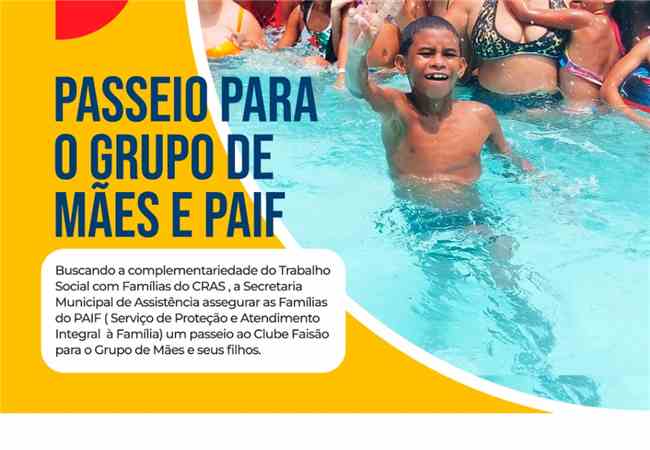 Passeio ao Clube Faiso para o Grupo de Mes e PAIF

